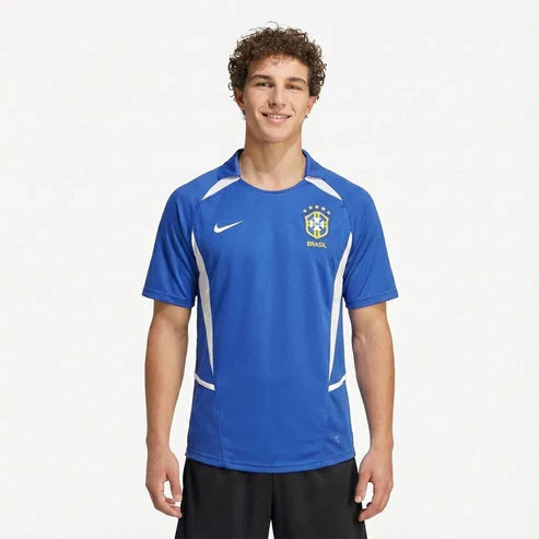 Camisa Seleção Brasil II - Retrô 2002