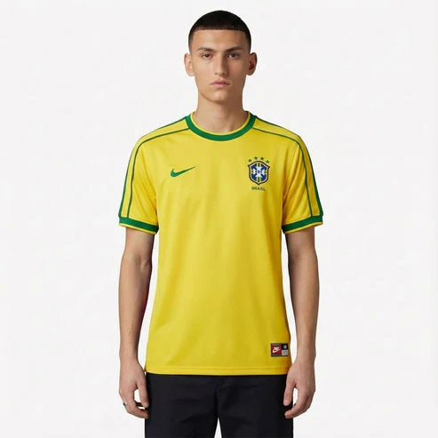 Camisa Seleção Brasil Home - Retrô 1998